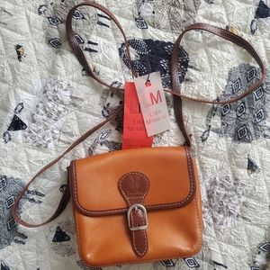 Lisa Minardi Italian Leather Cross Body NWT.   FREE SHIPPING!
